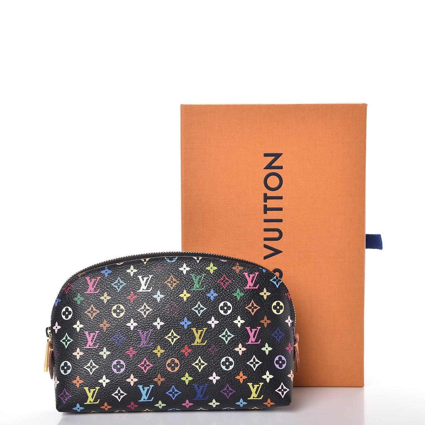 Monogram Multicolor Cosmetic Pouch Black Grenade