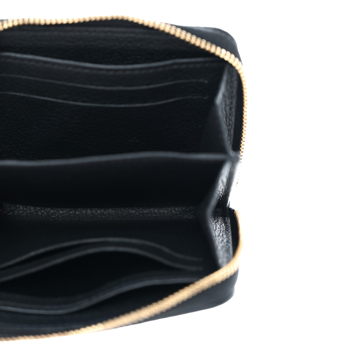 Empreinte Monogram Giant Zippy Coin Purse Black Beige