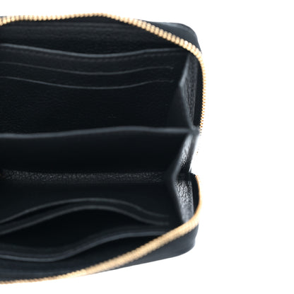 Louis Vuitton Empreinte Monogram Giant Zippy Coin Purse Black Beige 5 of 7