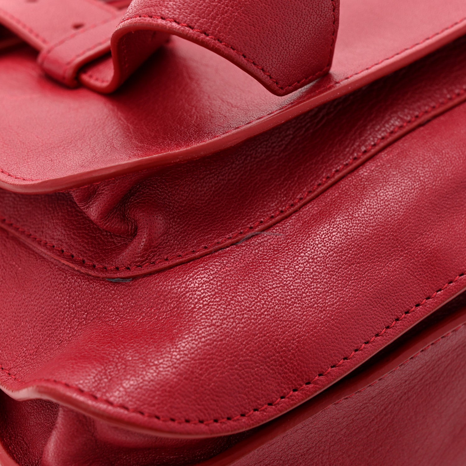 Proenza Schouler Lambskin PS1 Tote Bright Red 12 of 12