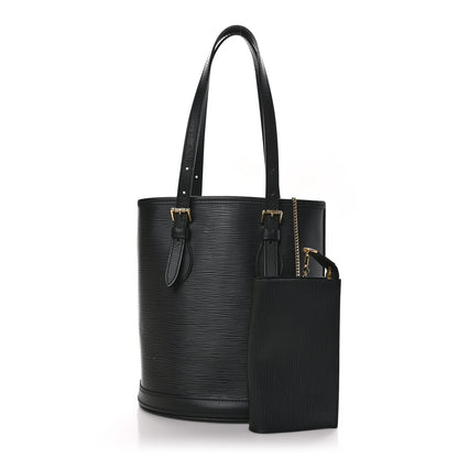 Louis Vuitton Epi Petit Bucket 23 Black 3 of 13