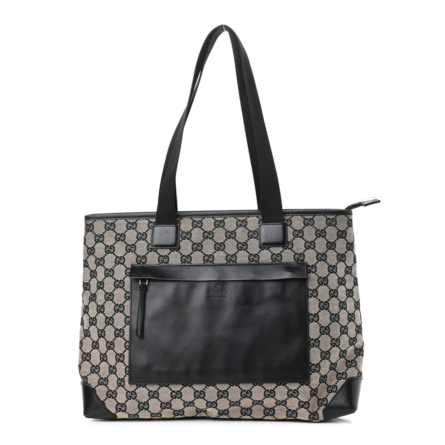 Gucci Monogram Tote Dark Brown 1 of 7