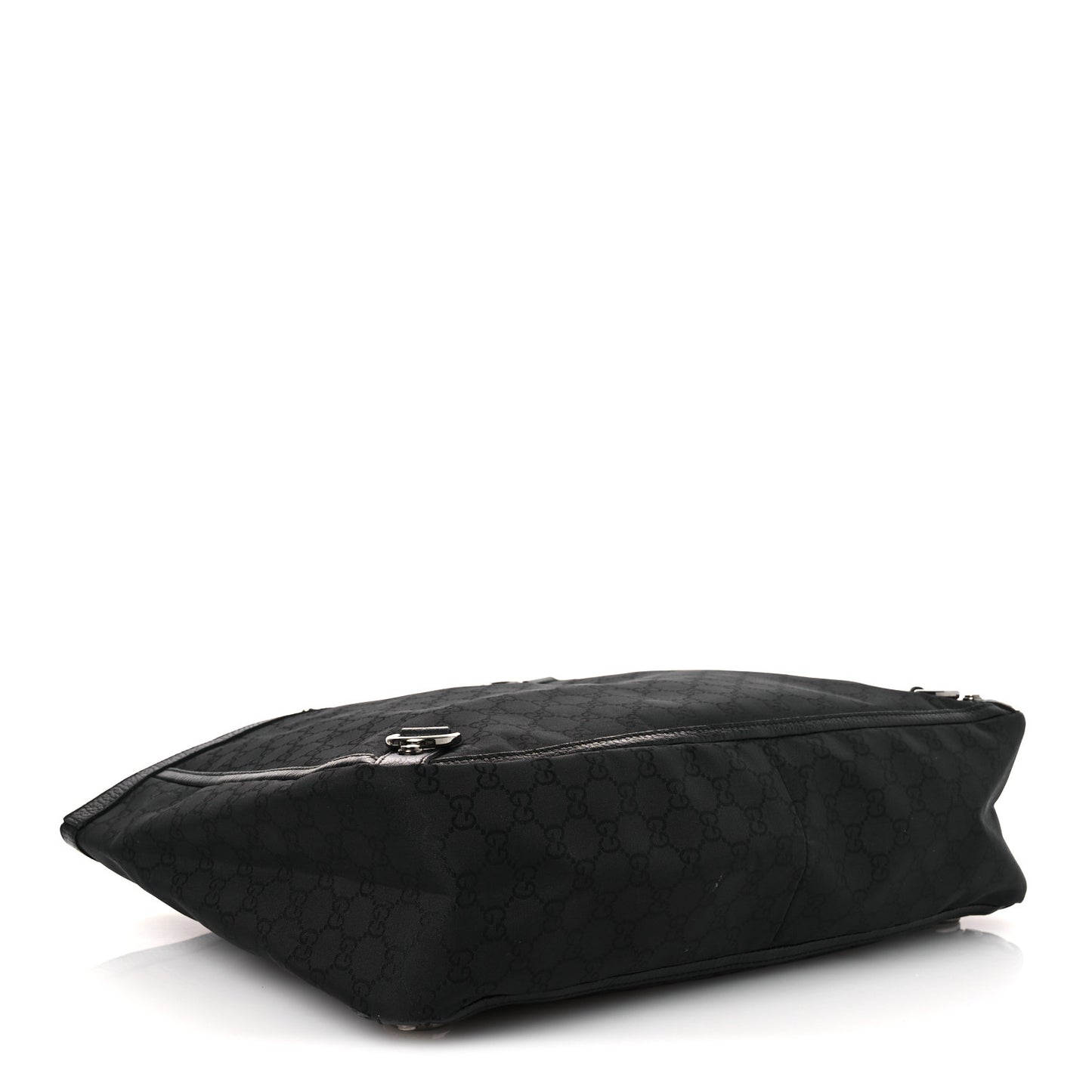 Nylon Monogram Large Abbey Tote Black