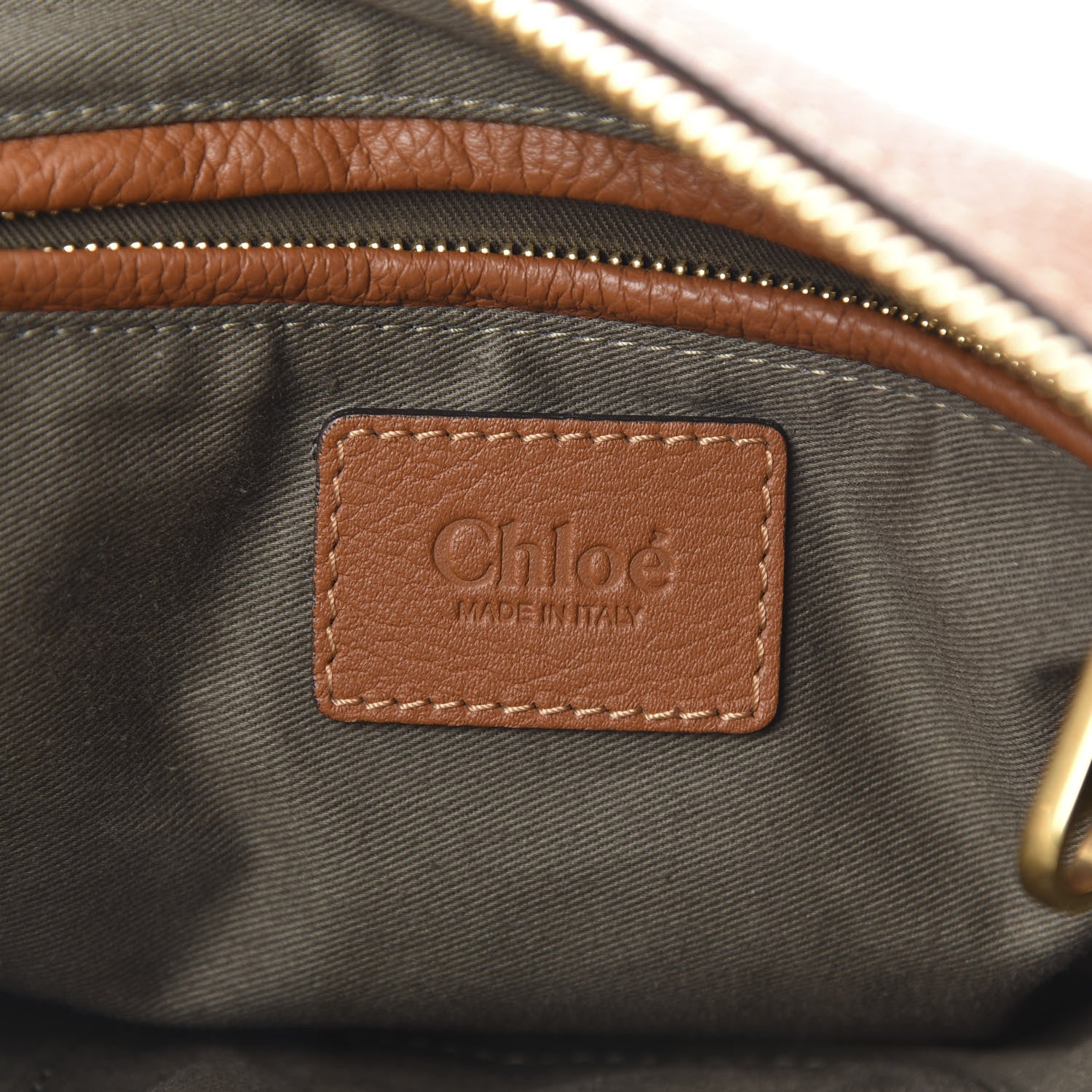 Chloe Calfskin Medium Marcie Satchel Tan 6 of 12