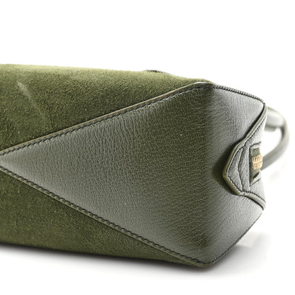 Alaia Suede Goatskin Small Le Teckel Bag Olive Green 10 of 10