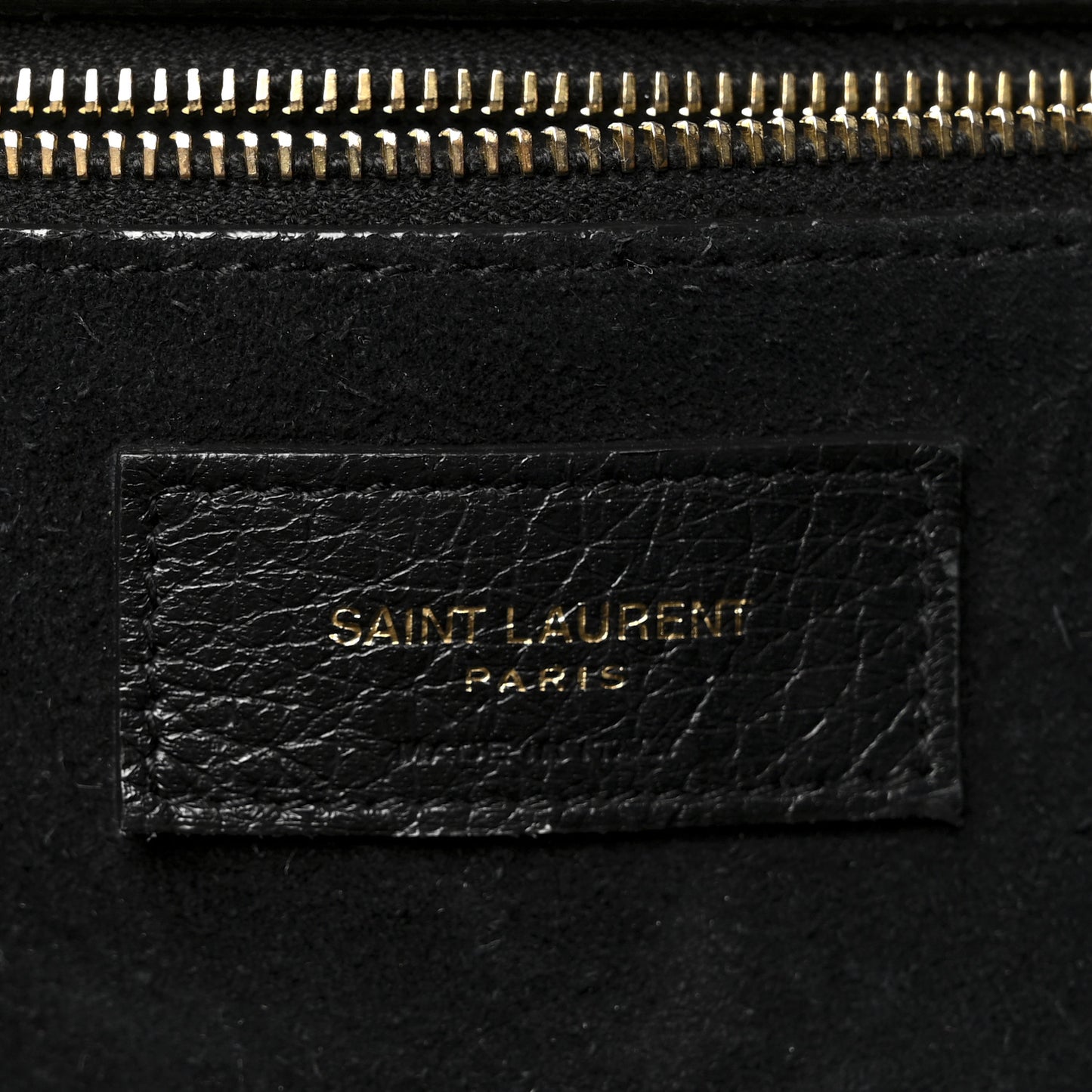 Grained Deerskin Bea Tote Black