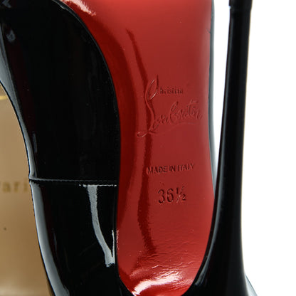 Christian Louboutin Patent Hot Chick 130 Pumps 36.5 Black 7 of 10