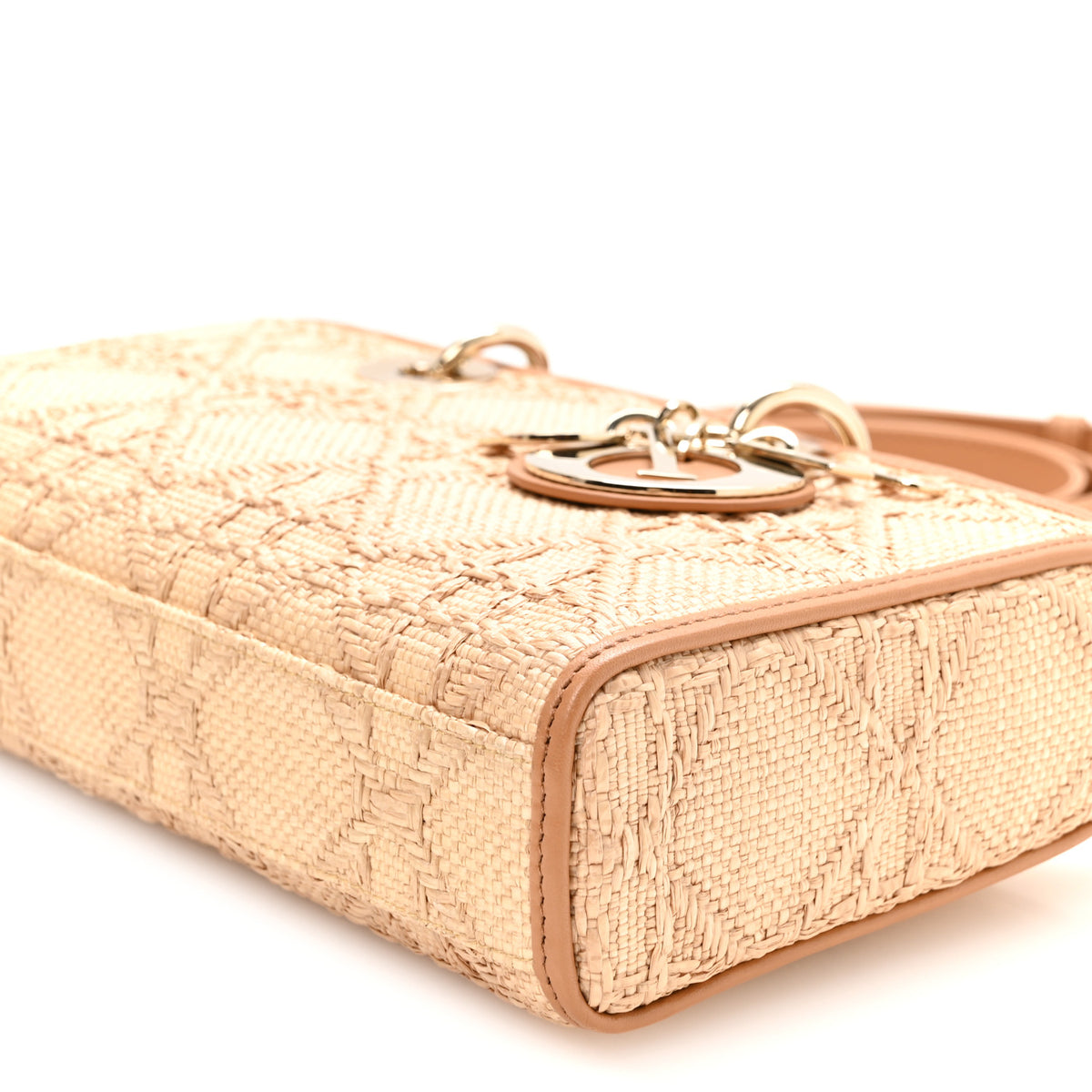 Raffia Macro Cannage Lady D-Joy Natural