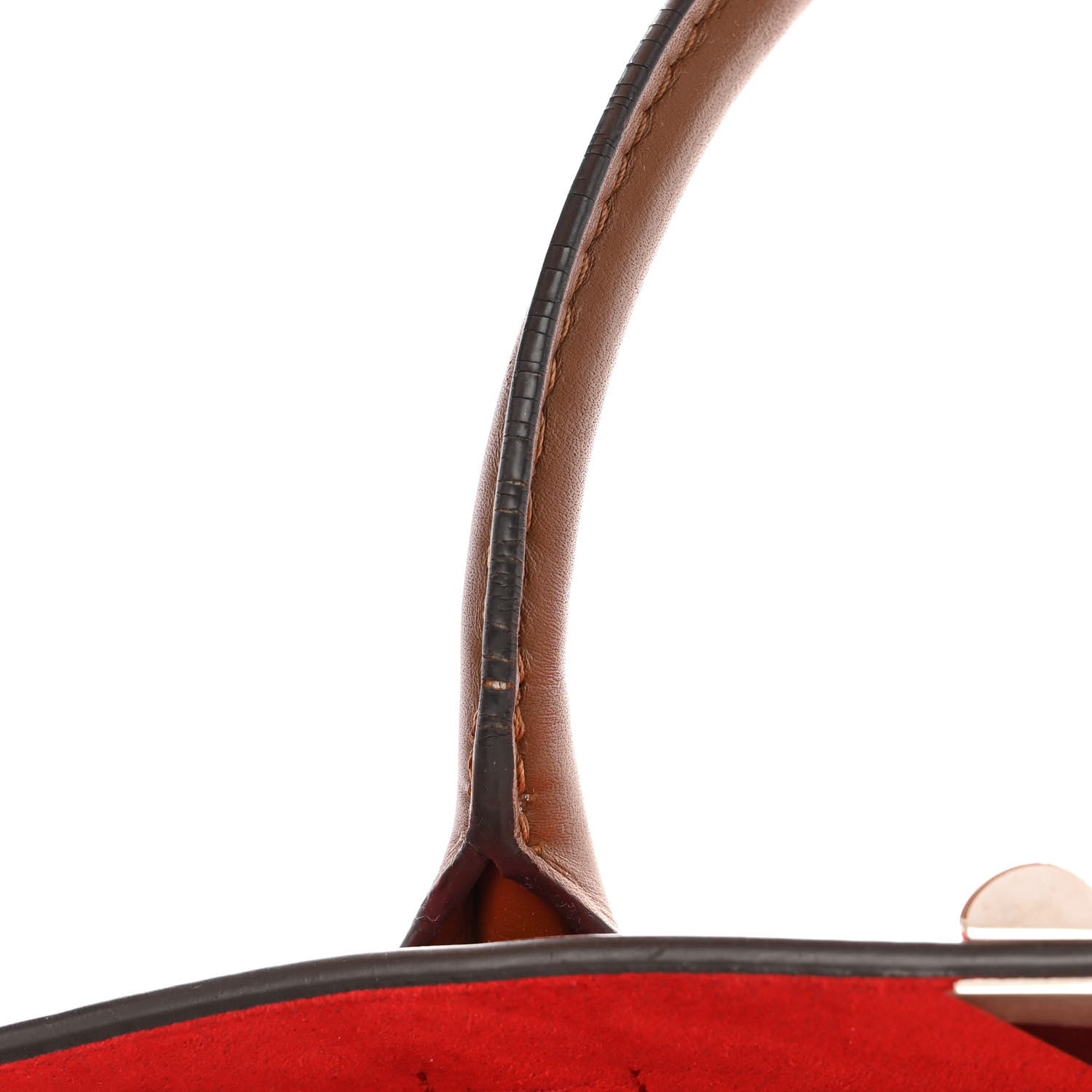 Louis Vuitton Monogram Cuir Plume Very Tote MM Rubis Noisette 11 of 11