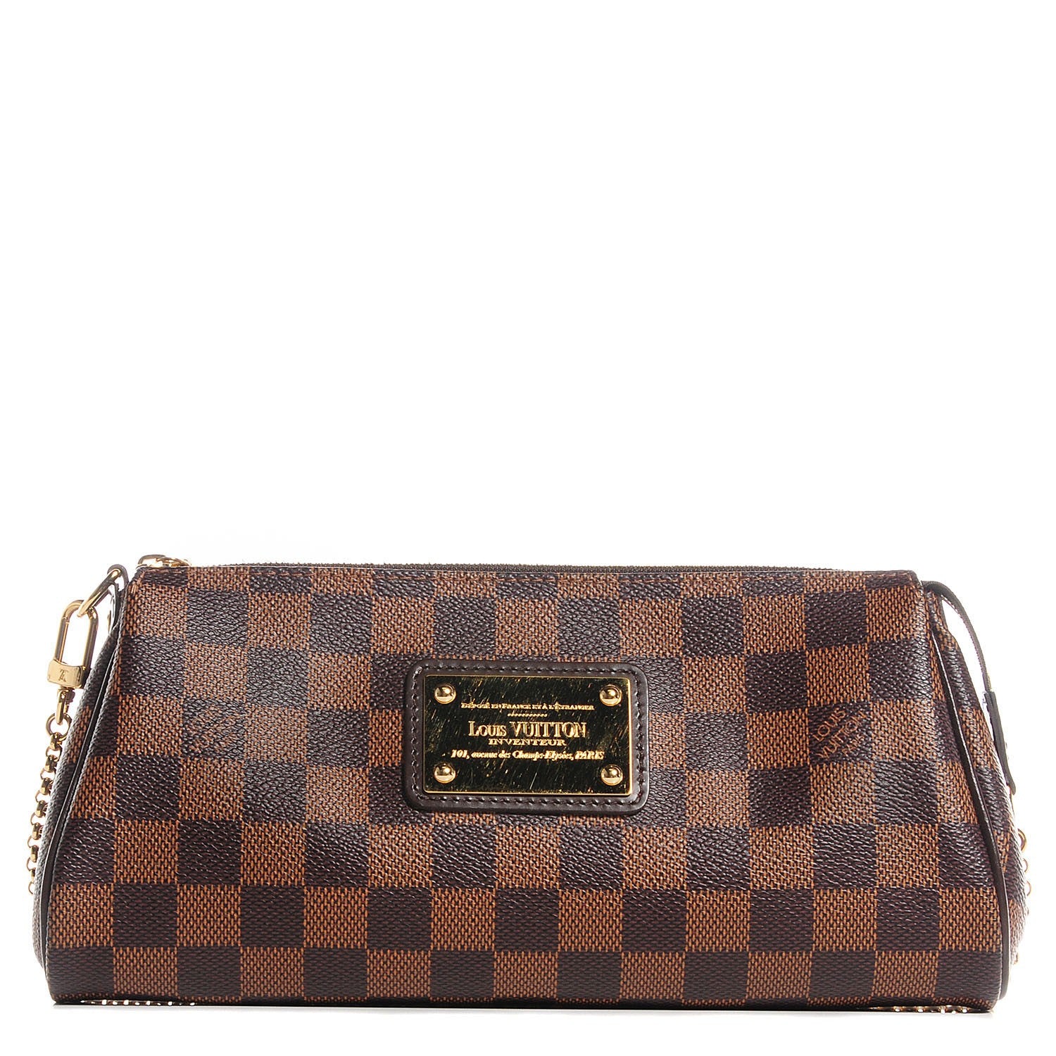 Louis Vuitton Damier Ebene Eva Clutch 1 of 7