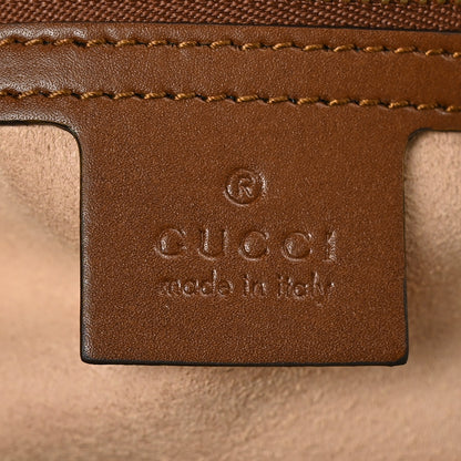 Gucci Soft GG Supreme Monogram Small Crossbody Tote Beige Cuir 6 of 7