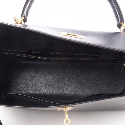 Hermes Box Kelly Sellier 32 Black 13 of 32