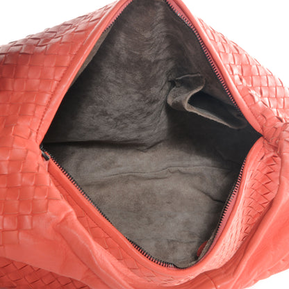 Bottega Veneta Nappa Patent Intrecciato Large Belly Veneta Ombre Hobo Magma 5 of 8