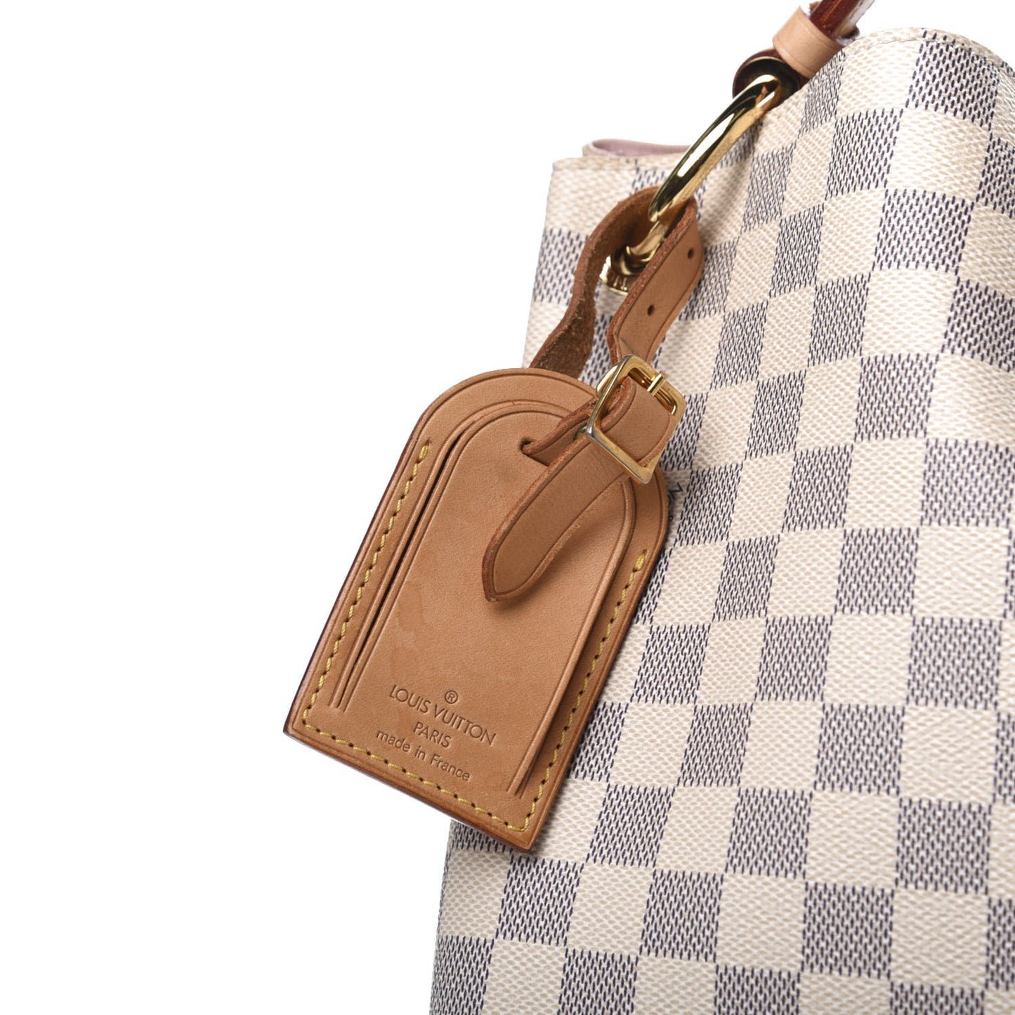 Damier Azur Graceful MM Rose Ballerine