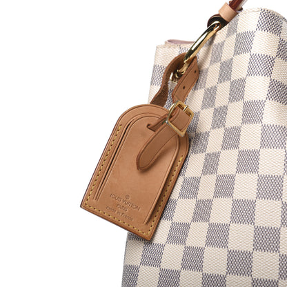 Louis Vuitton Damier Azur Graceful MM Rose Ballerine 15 of 15