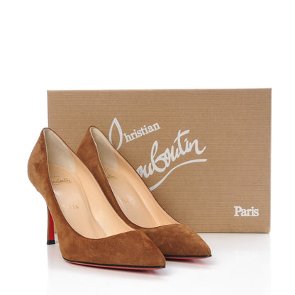 Christian Louboutin Veau Velours Decoltish 85 Pumps 36.5 Indiana 9 of 9