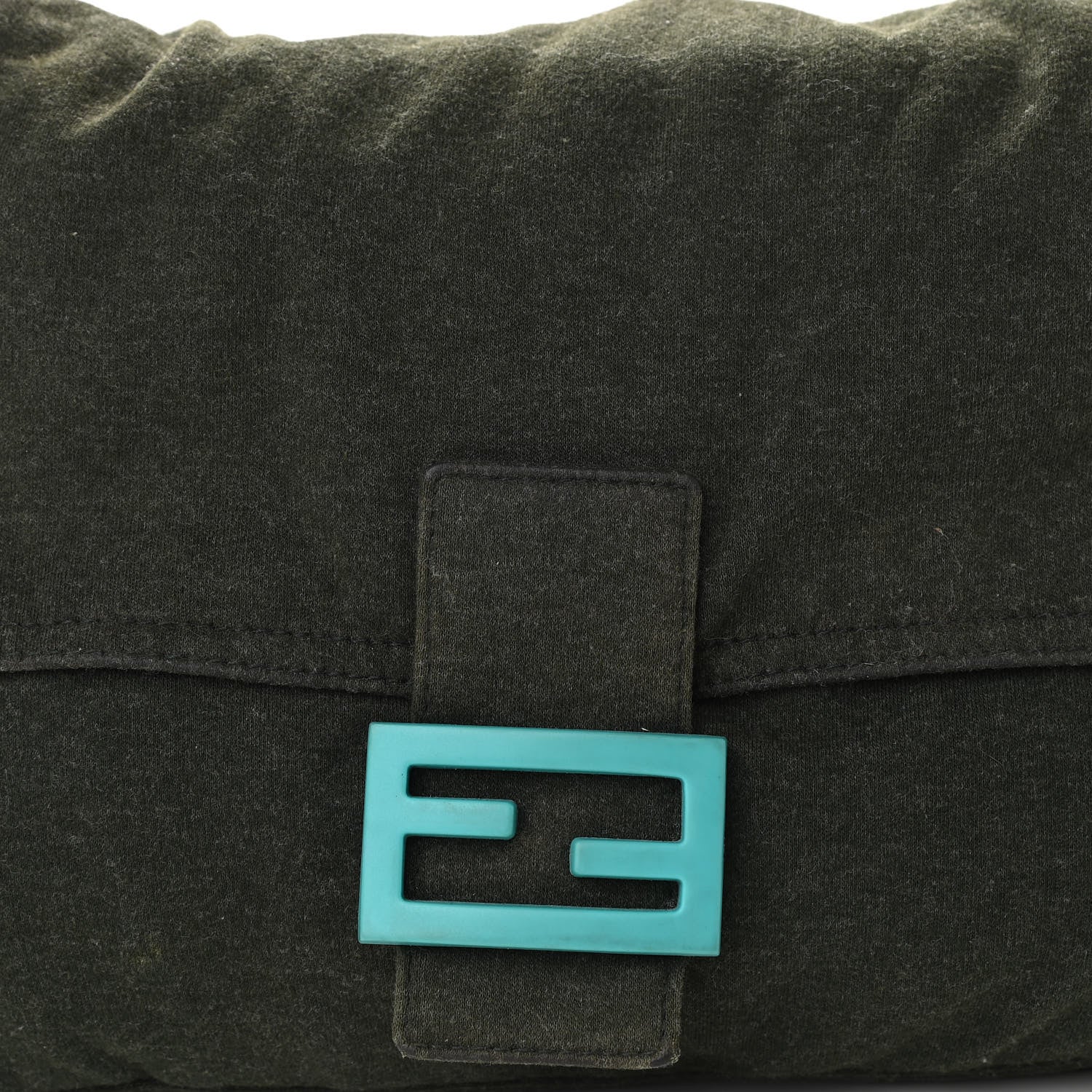 Fendi Jersey Mama Baguette Grey Blue 8 of 10