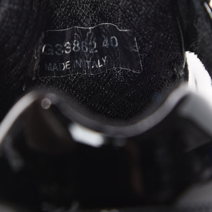 Chanel Patent PVC Womens CC Sneakers 40 Transparent Black 8 of 9