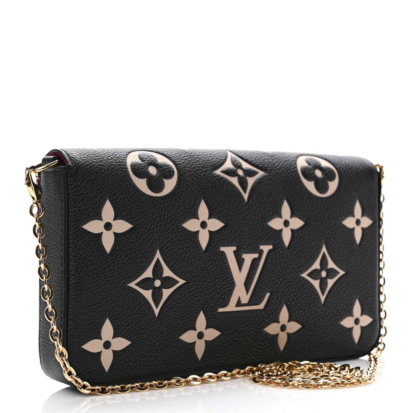 Empreinte Monogram Giant Felicie Pochette Black Beige