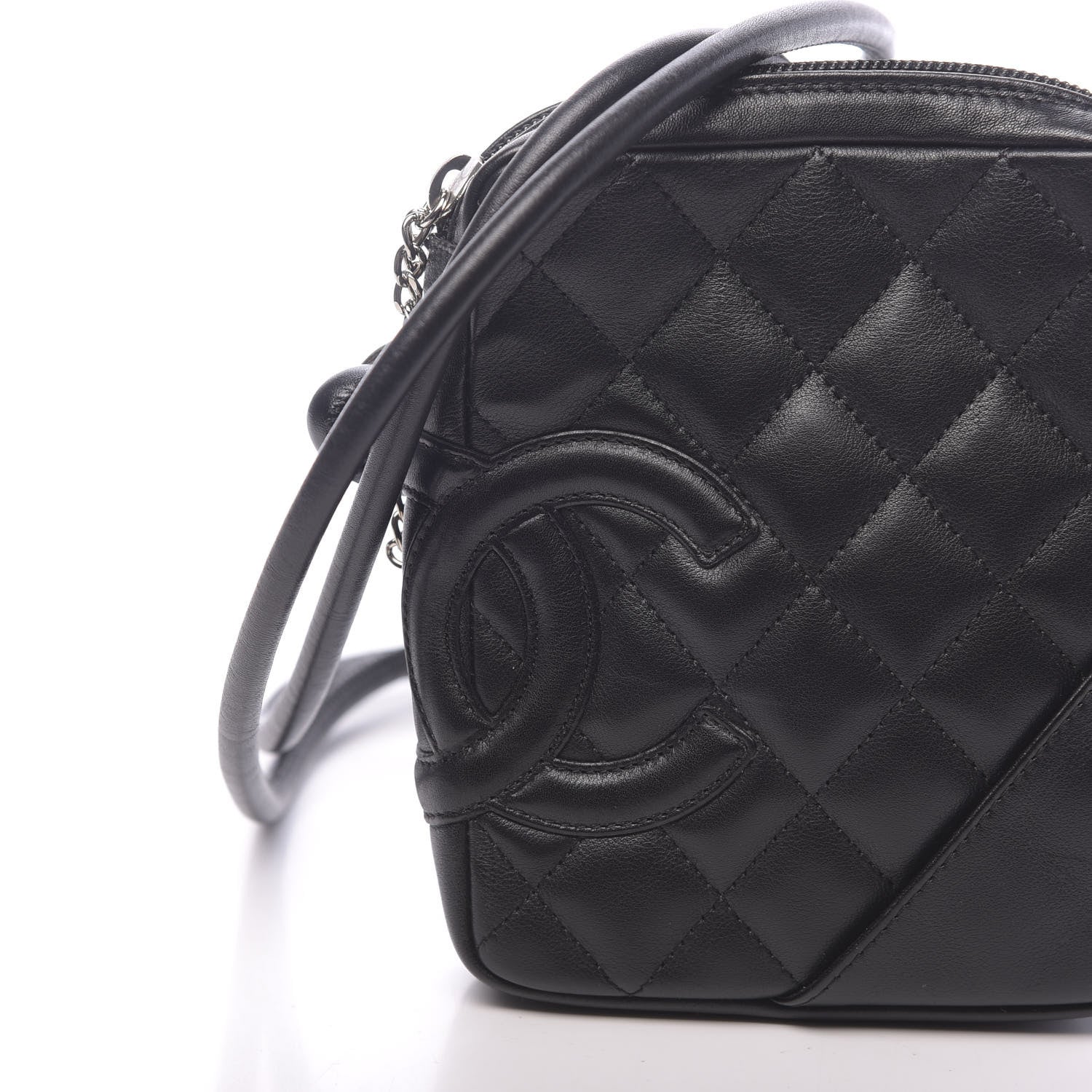 Chanel Calfskin Quilted Small Cambon Messenger Black 8 of 10
