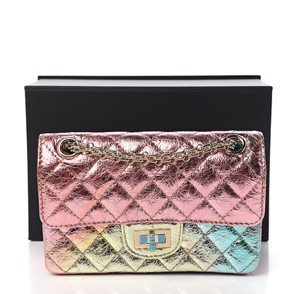 Chanel Metallic Goatskin Quilted Mini 2.55 Reissue Flap Multicolor 9 of 9