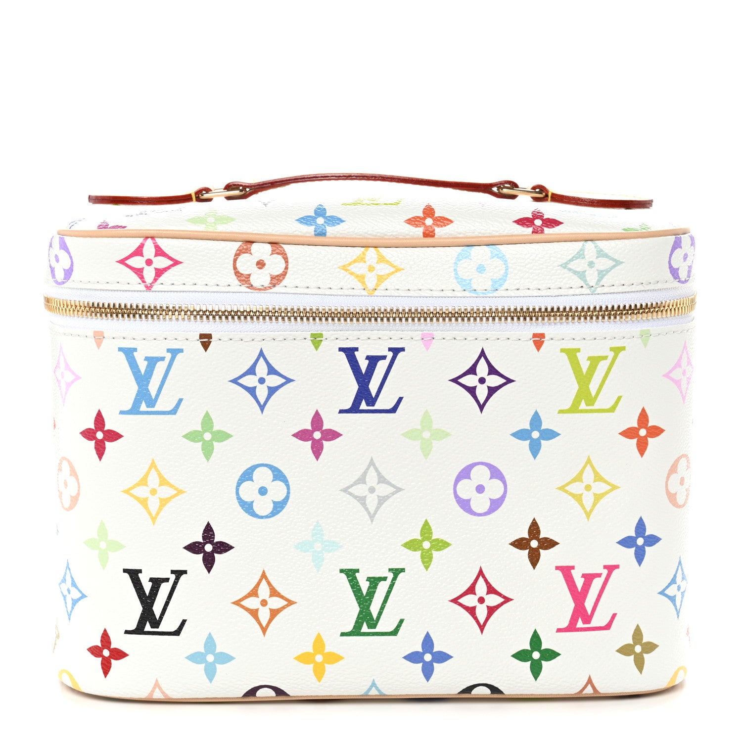 Louis Vuitton LV X TM Monogram Multicolor Nice BB White 1 of 7