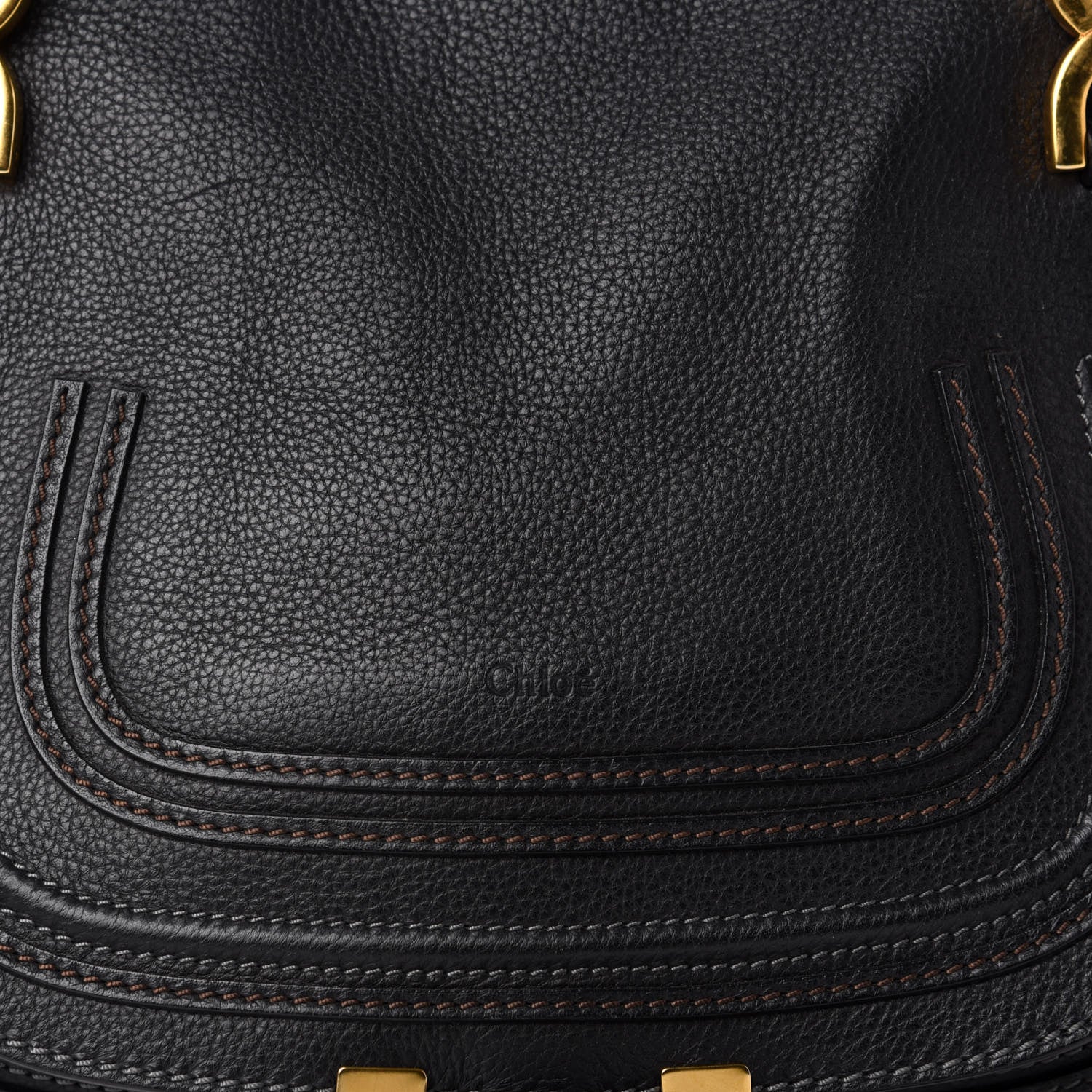 Chloe Calfskin Medium Marcie Satchel Black 10 of 10