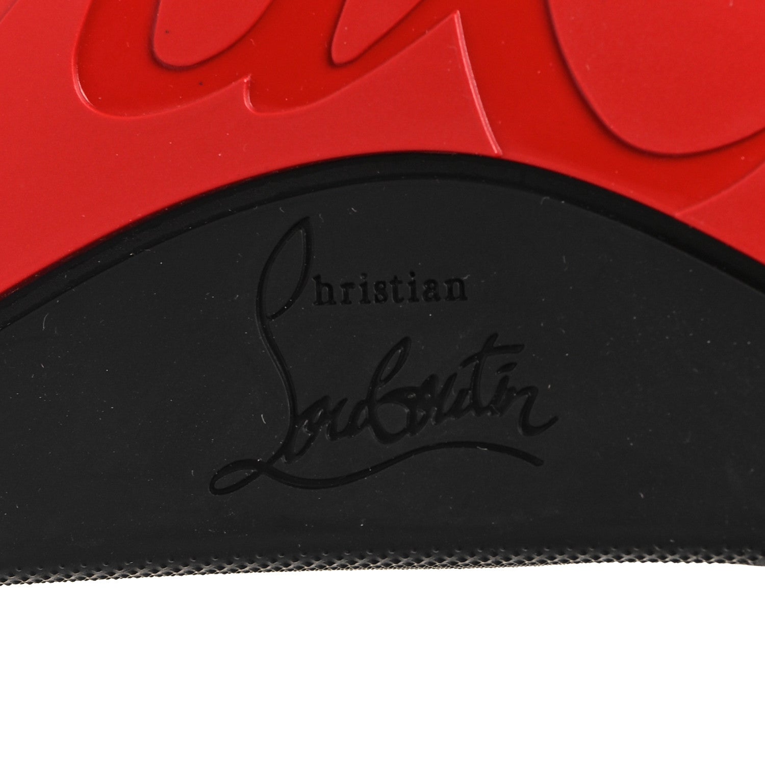 Christian Louboutin Calfskin Studded Mens Pool Fun Platform Flat Slide Sandals 43 Black 7 of 8