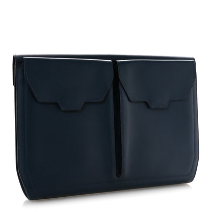 Hermes Evercolor Flash Pouch  Bleu Saphir 3 of 10