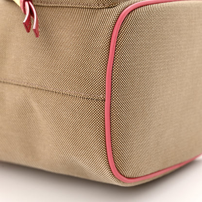 Prada Jacquard Logo Mini Bucket Crossbody Bag Corda Peonia 9 of 13