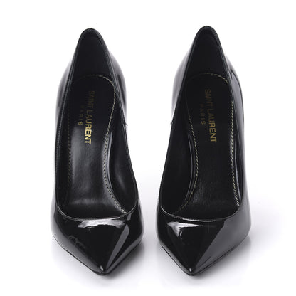 Saint Laurent Metallic Lambskin Opyum 110 Sandals 35 Oro 2 of 10