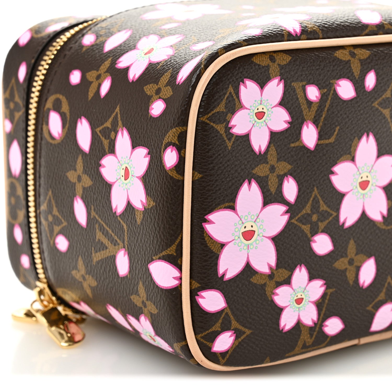 Louis Vuitton LV X TM Monogram Cherry Blossom Nice Mini Sakura Brown 7 of 8
