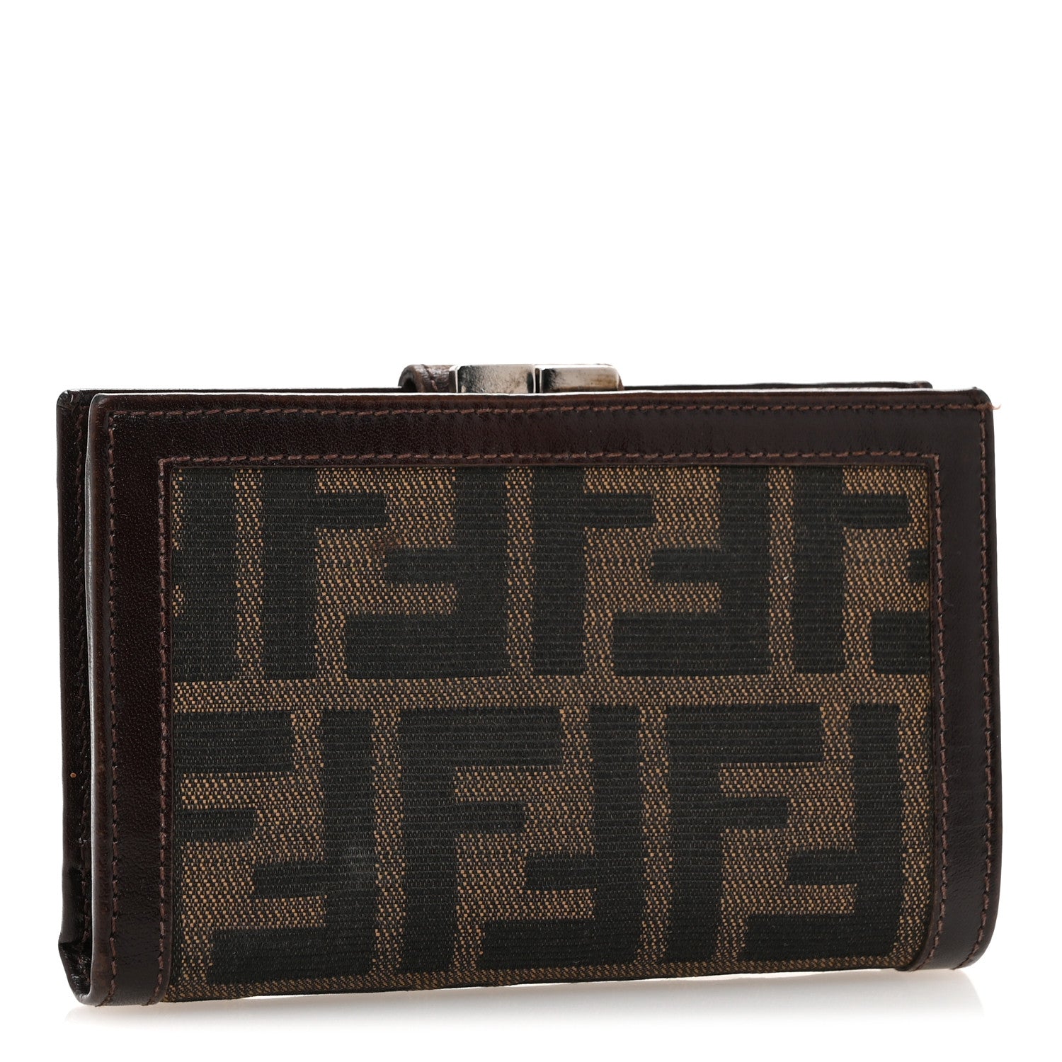 Fendi Zucca Calfskin Donna Wallet Tobacco 3 of 11