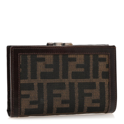 Fendi Zucca Calfskin Donna Wallet Tobacco 3 of 11