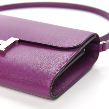 Hermes Evercolor Constance Wallet To Go Anemone 8 of 9