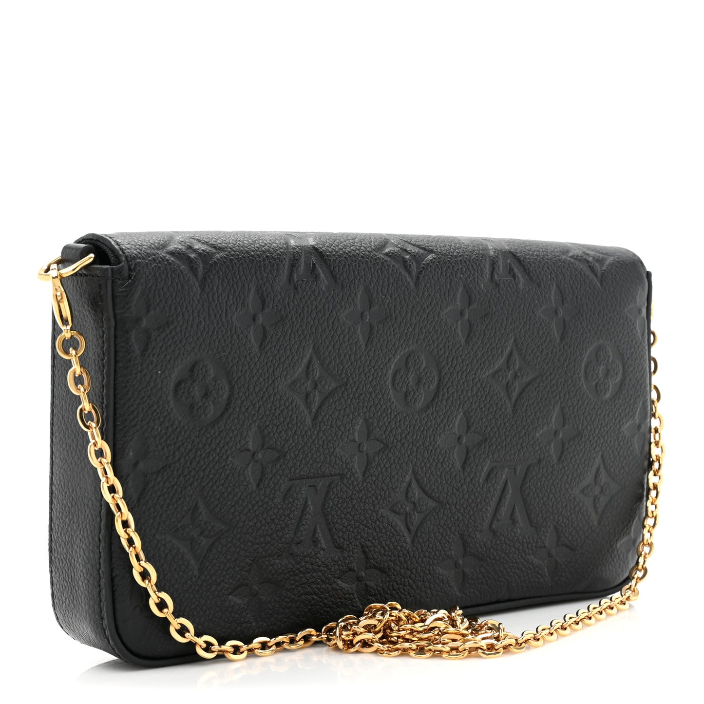 Empreinte Pochette Felicie Chain Wallet Black