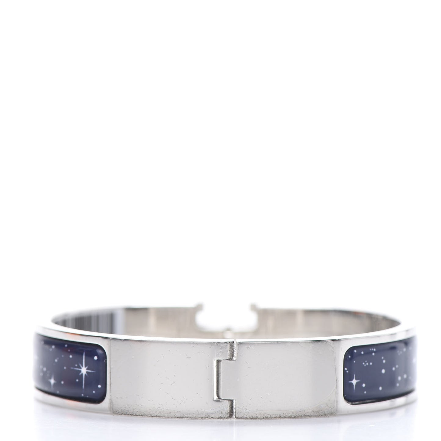 Enamel Narrow Space Derby Clic Clac H Bracelet PM Indigo Multicolor