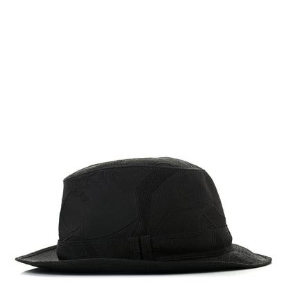 Hermes Silk Woven Dragons Funk Hat 59 Black 3 of 8