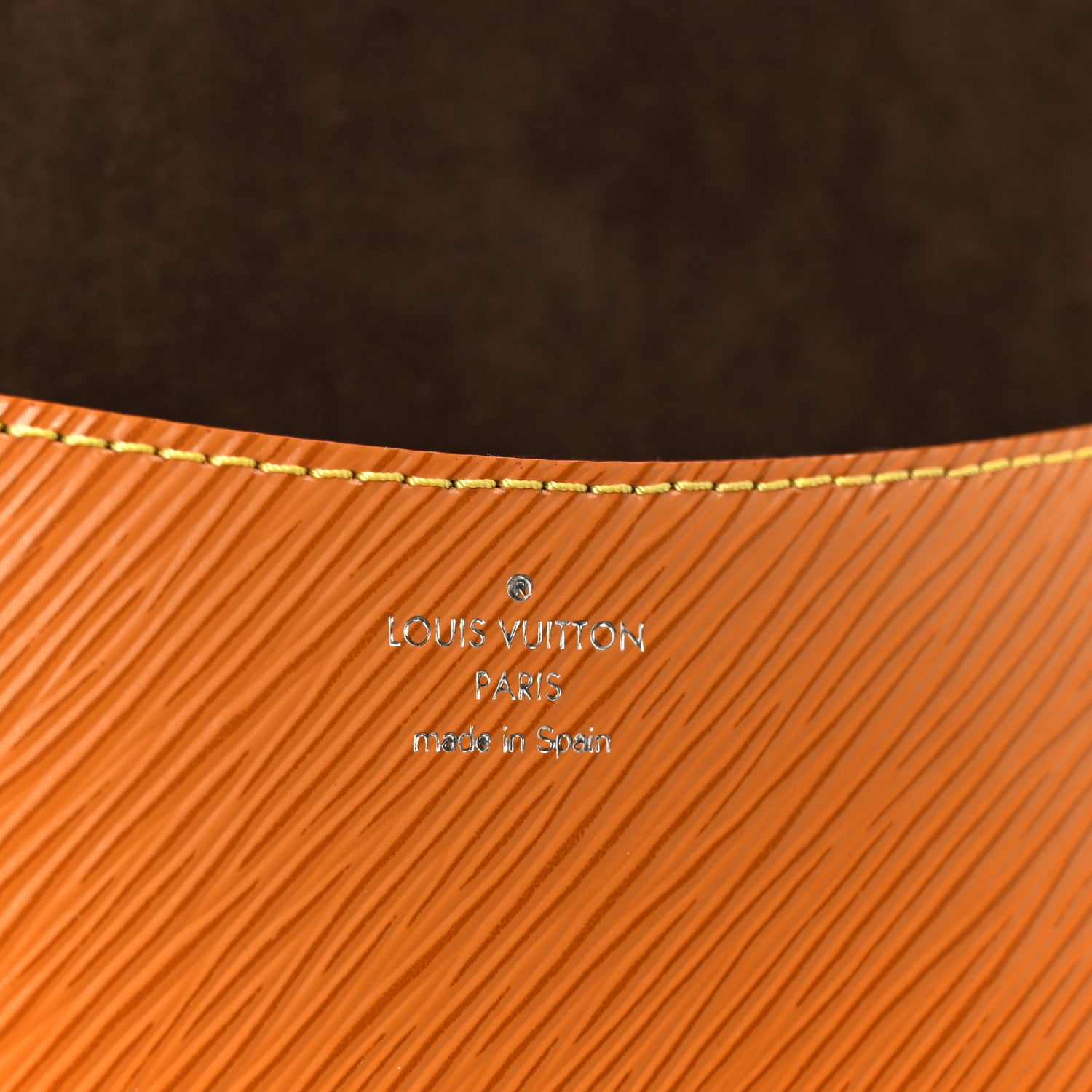 Louis Vuitton Epi Buci Crossbody Gold Honey 6 of 9