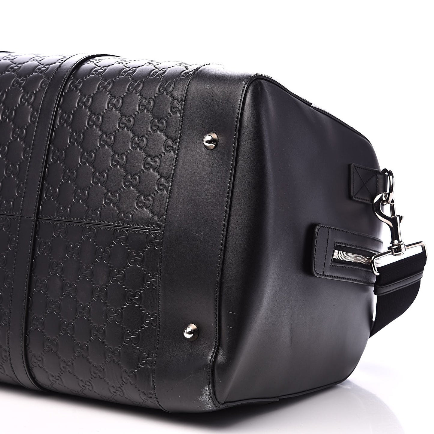 Guccissima Signature Large Duffle Black