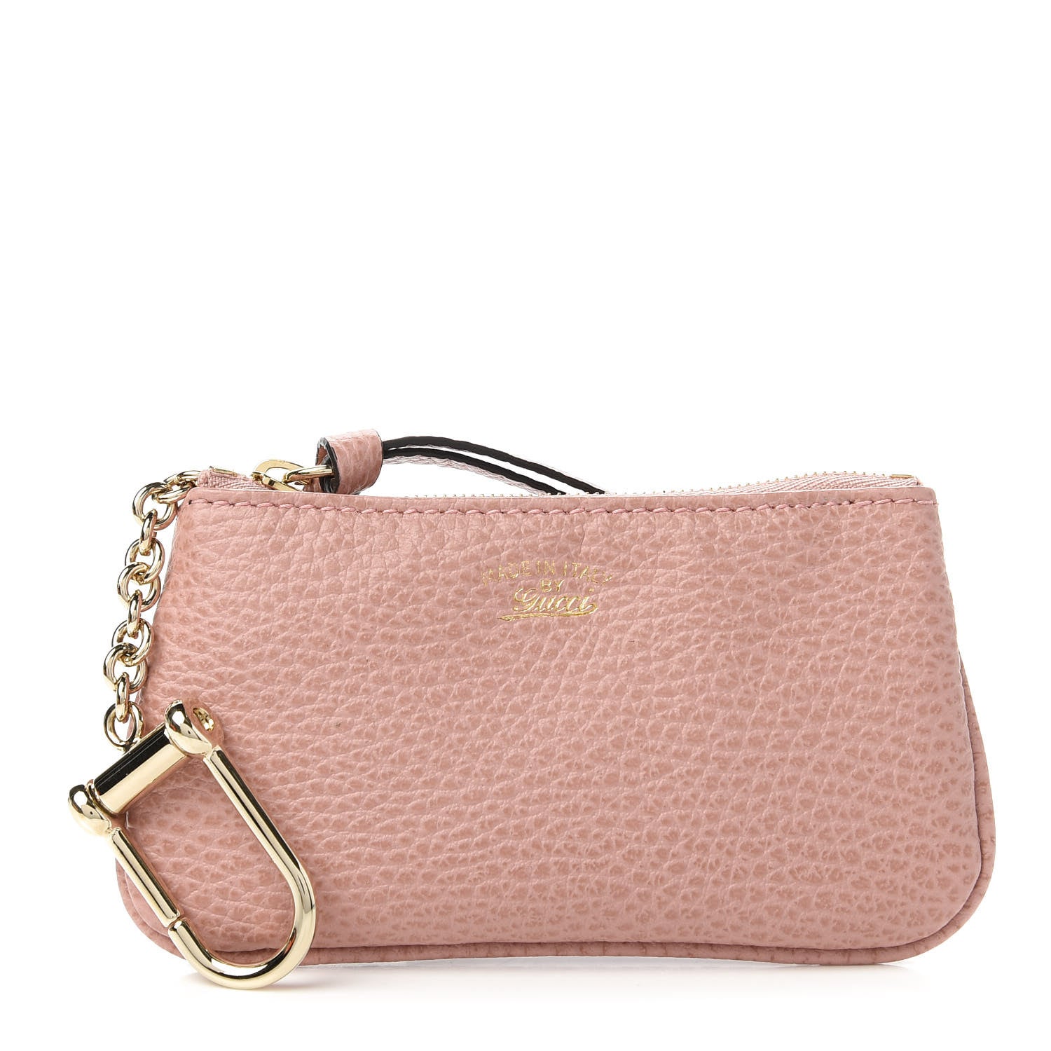 Gucci Dollar Calfskin Swing Key Case Soft Pink 1 of 11