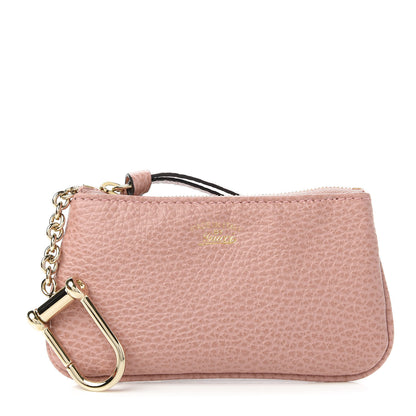 Gucci Dollar Calfskin Swing Key Case Soft Pink 1 of 11