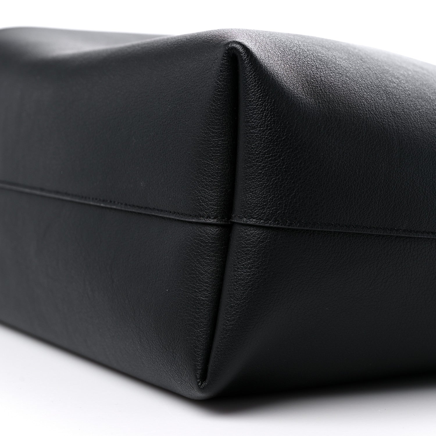 Saint Laurent Calfskin Large Shopping Tote Black 9 of 11