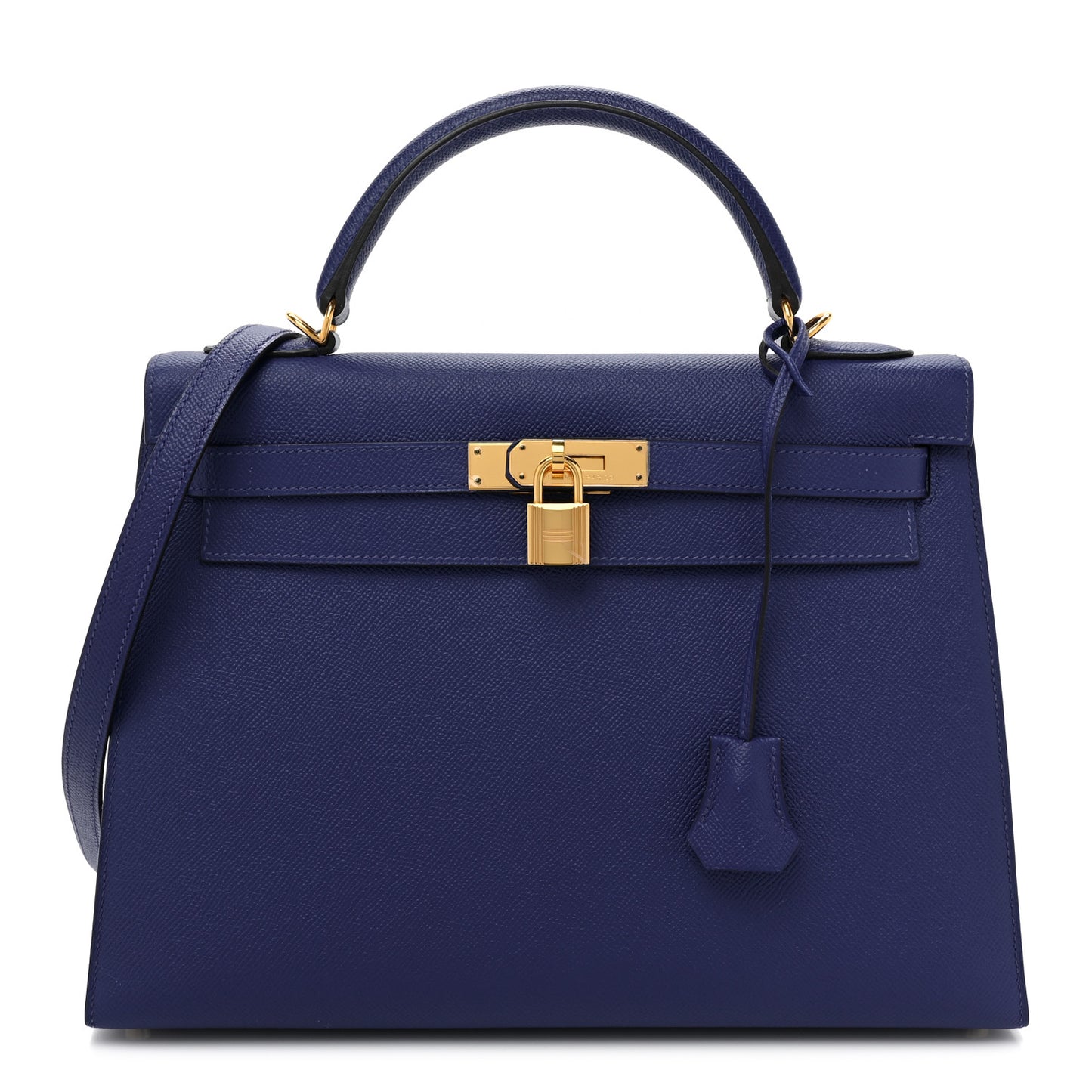 Epsom Kelly Sellier 32 Bleu Electrique