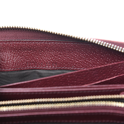 Gucci Monogram Zip Around Wallet Burgundy 7 of 15