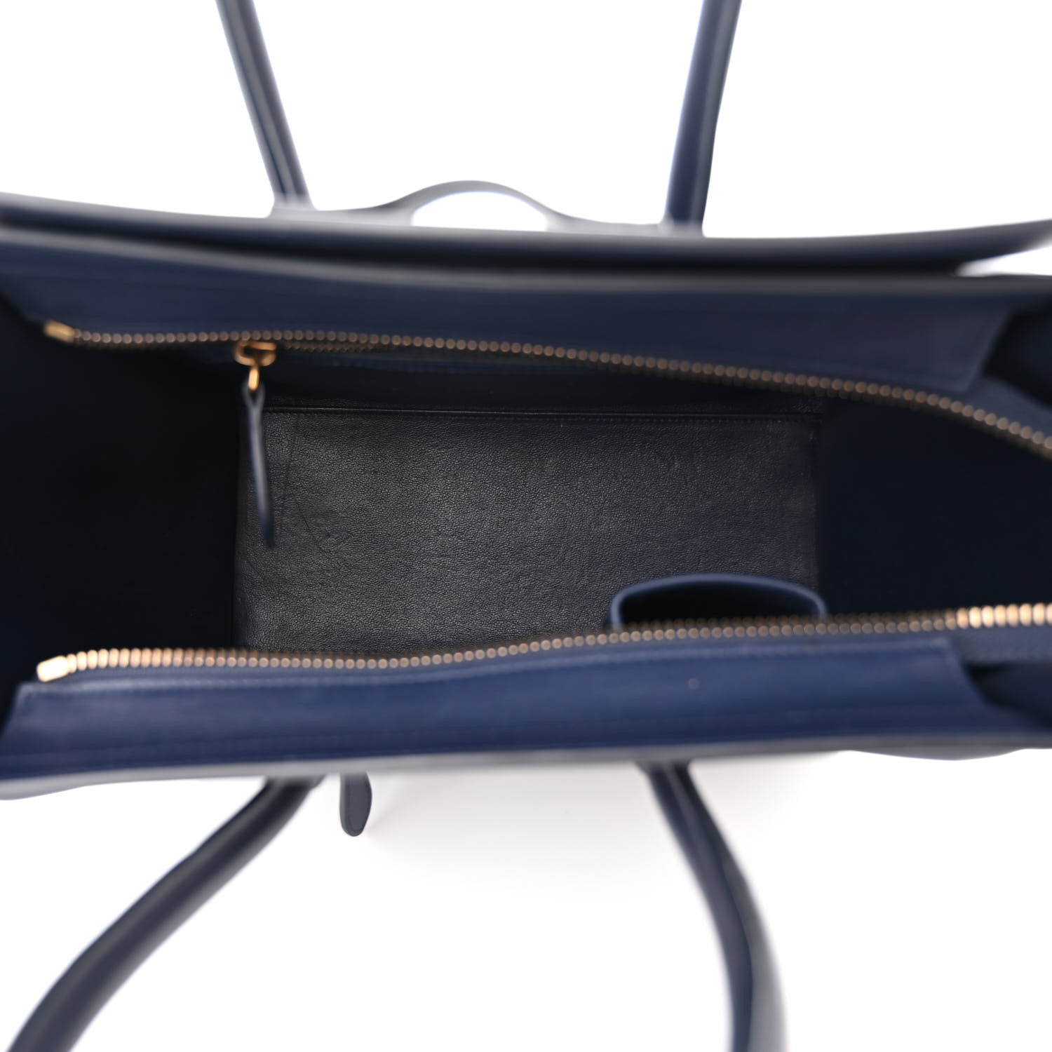 Celine Smooth Calfskin Micro Luggage Navy Blue 5 of 13
