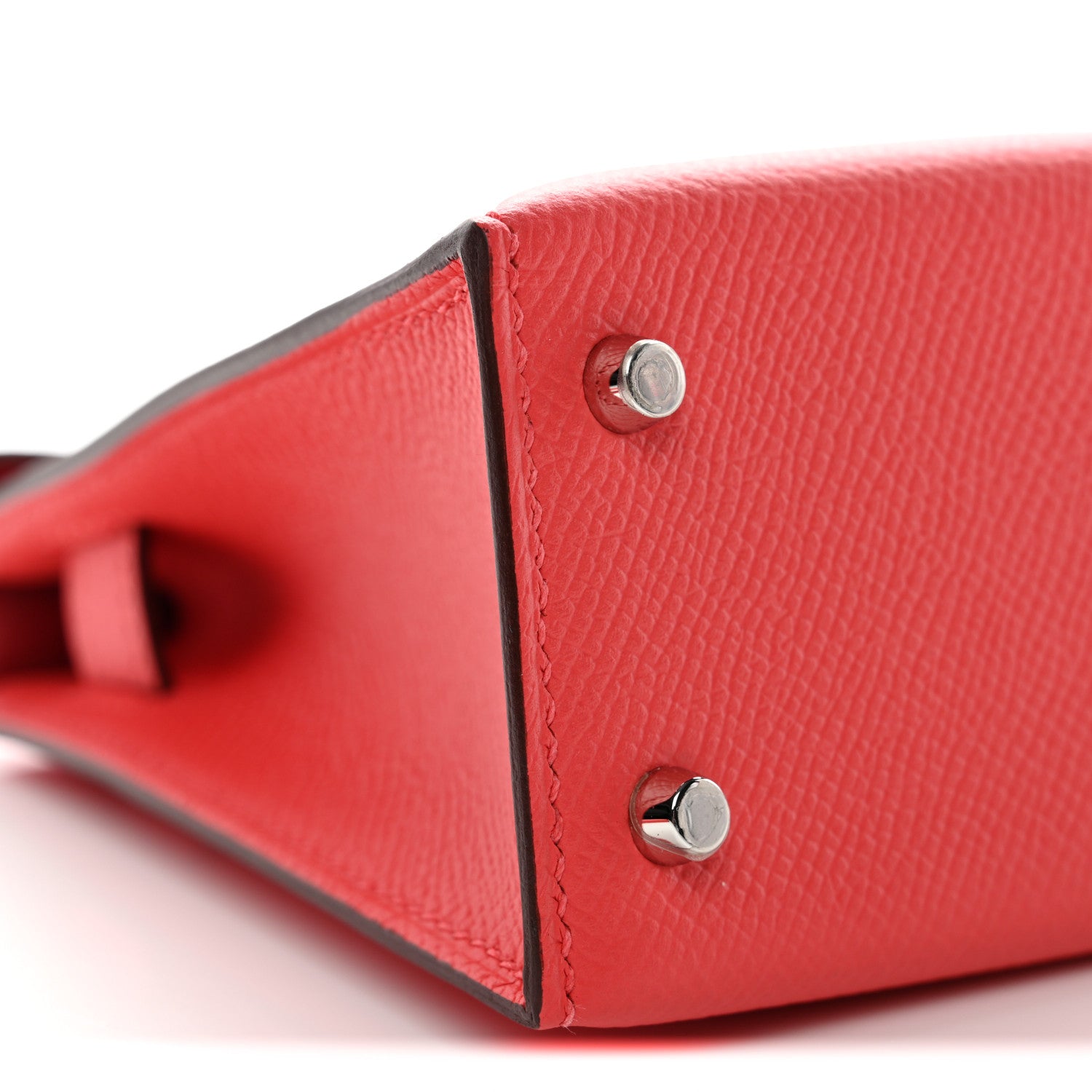 Hermes Epsom Verso Mini Kelly Sellier 20 Rose Jaipur Rouge Vif 24 of 31