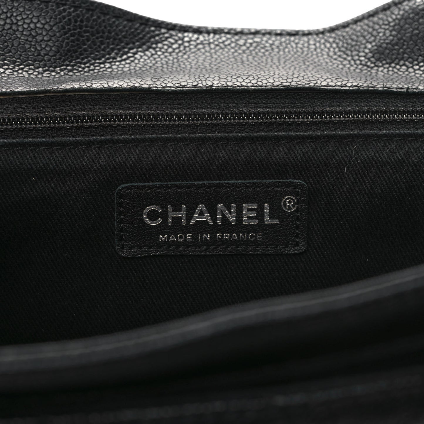Caviar Mademoiselle Accordion Flap Black