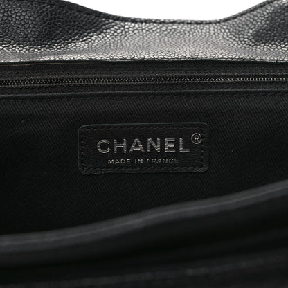 Chanel Caviar Mademoiselle Accordion Flap Black 6 of 8