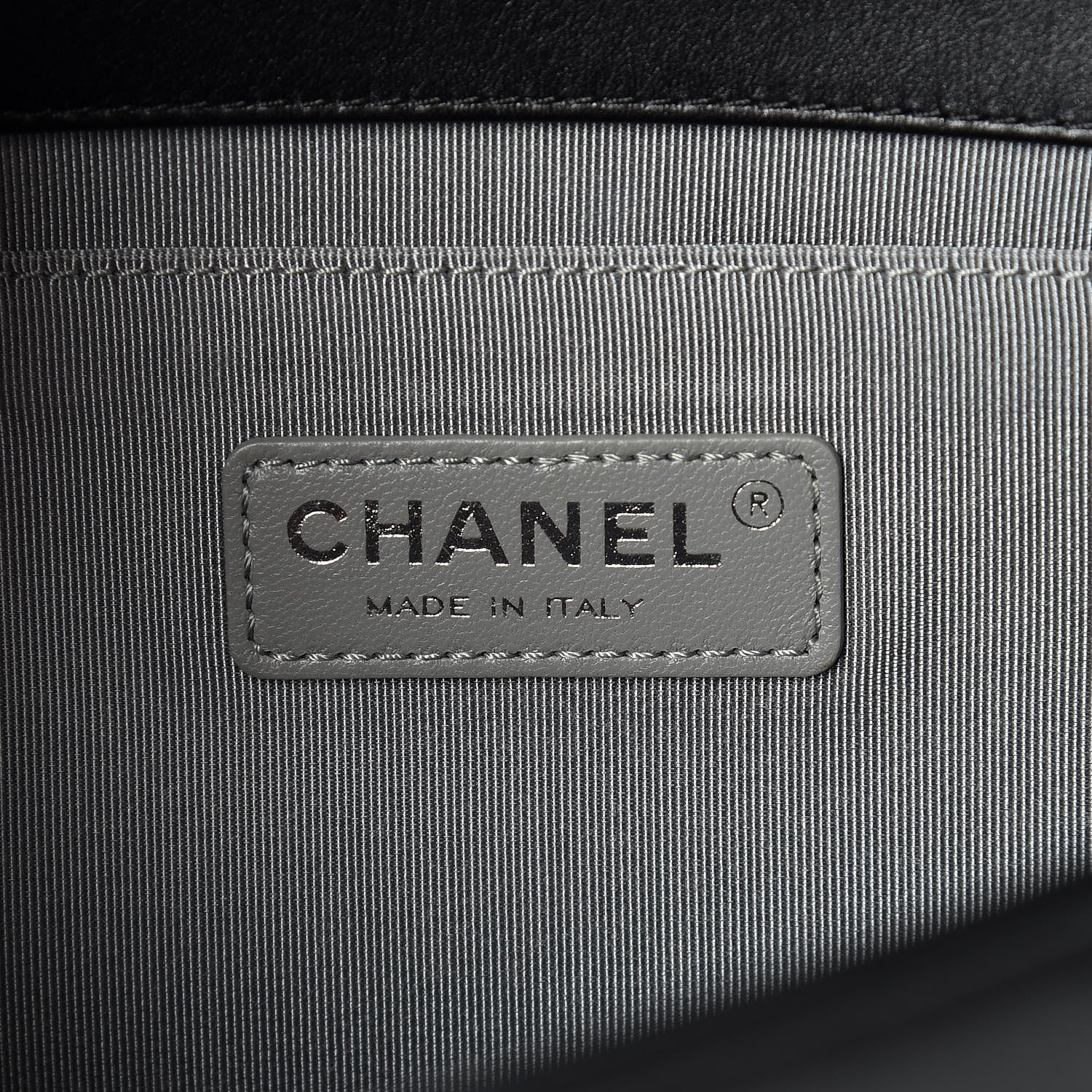 Chanel Metallic Calfskin Quilted Medium Boy Flap Black 8 of 15